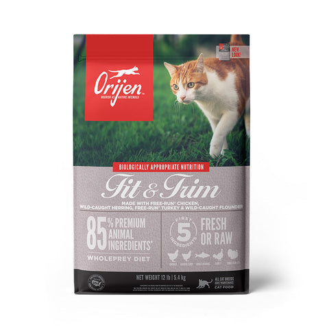ORIJEN Fit and Trim Biologically Appropriate Dry Cat Food 5.4kg